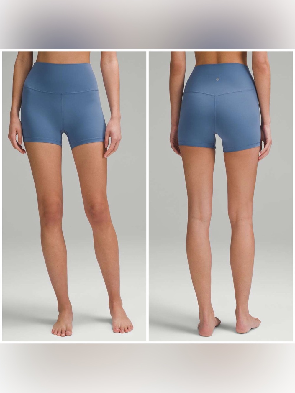 Lululemon Align High-Rise Short 4" Oasis Blue (Size 14)